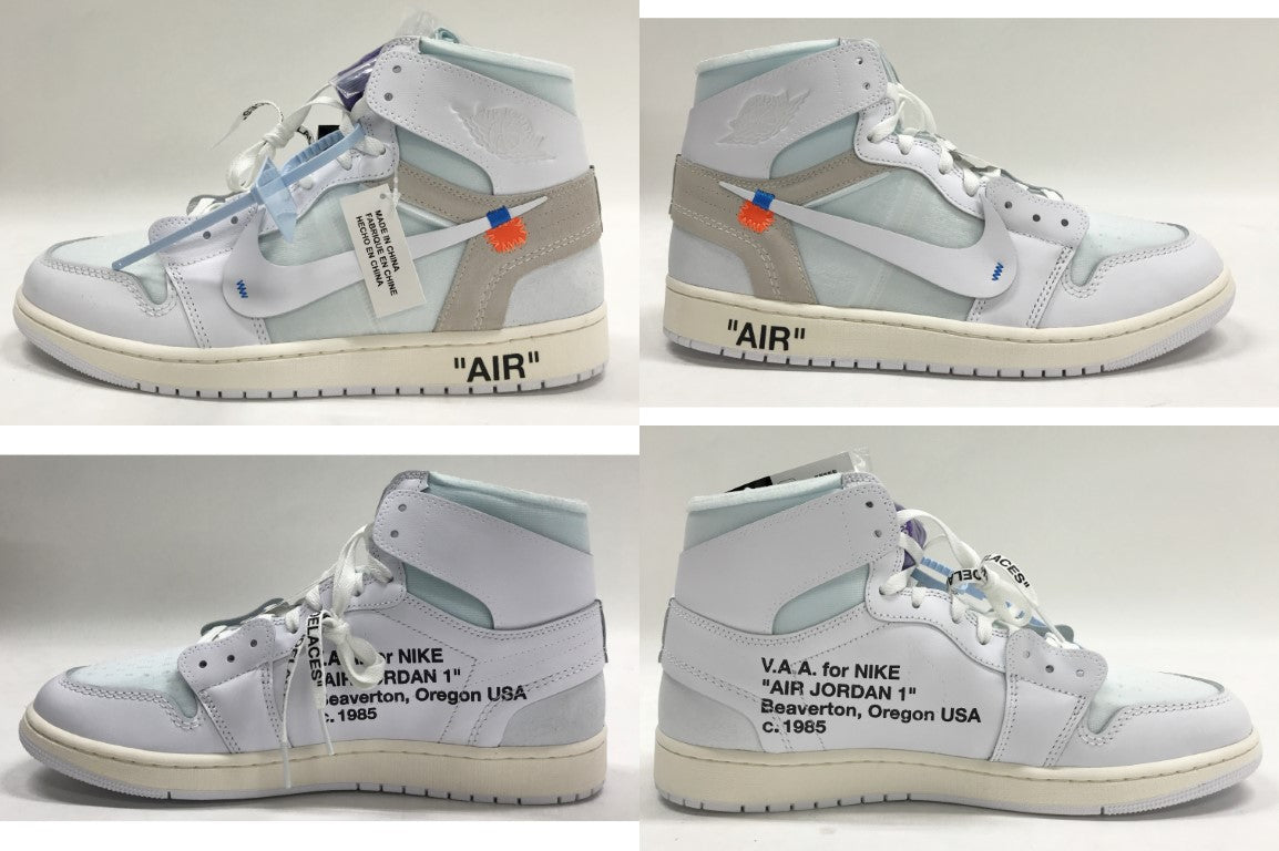 NIKE x V.A.A Air Jordan 1 Retro High Alaska Sneakers Size 31