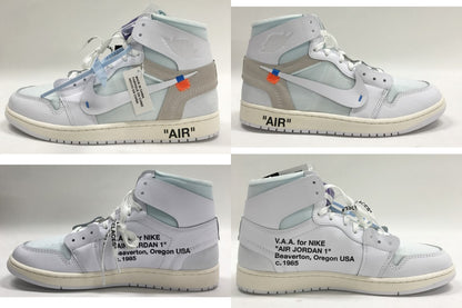 NIKE x V.A.A Air Jordan 1 Retro High Alaska Sneakers Size 31