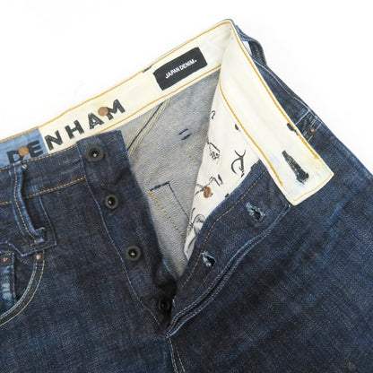 DENHAM Crossback Regular Carrot Fit Dark Indigo Pants Size W27