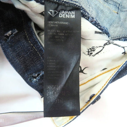 DENHAM Crossback Regular Carrot Fit Dark Indigo Pants Size W27