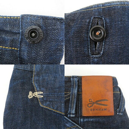 DENHAM Crossback Regular Carrot Fit Dark Indigo Pants Size W27