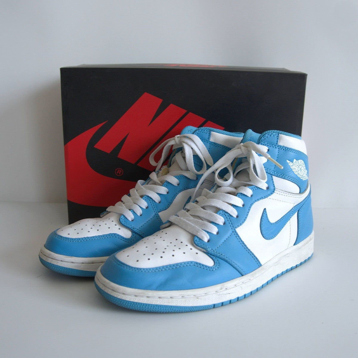 Nike AIR JORDAN 1 RETRO HIGH OG UNC 555088-117 Sneakers Size 26.5cm
