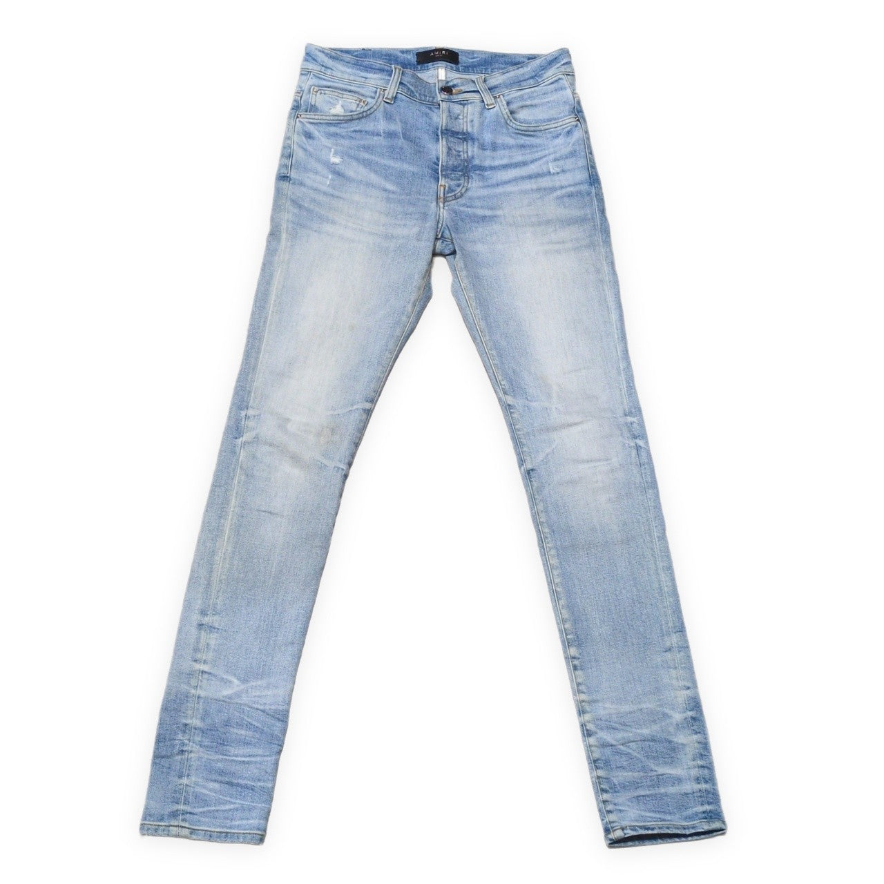AMIRI 24SS Stack Slim Distressed Jeans Blue Size 30