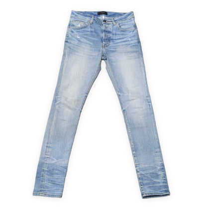 AMIRI 24SS Stack Slim Distressed Jeans Blue Size 30