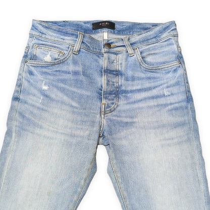 AMIRI 24SS Stack Slim Distressed Jeans Blue Size 30