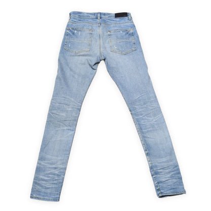 AMIRI 24SS Stack Slim Distressed Jeans Blue Size 30