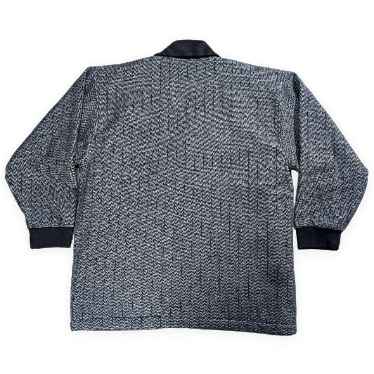 BALMAIN Shawl Collar Wool Quilted Jacket in Japan Size L