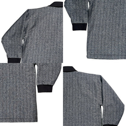 BALMAIN Shawl Collar Wool Quilted Jacket in Japan Size L