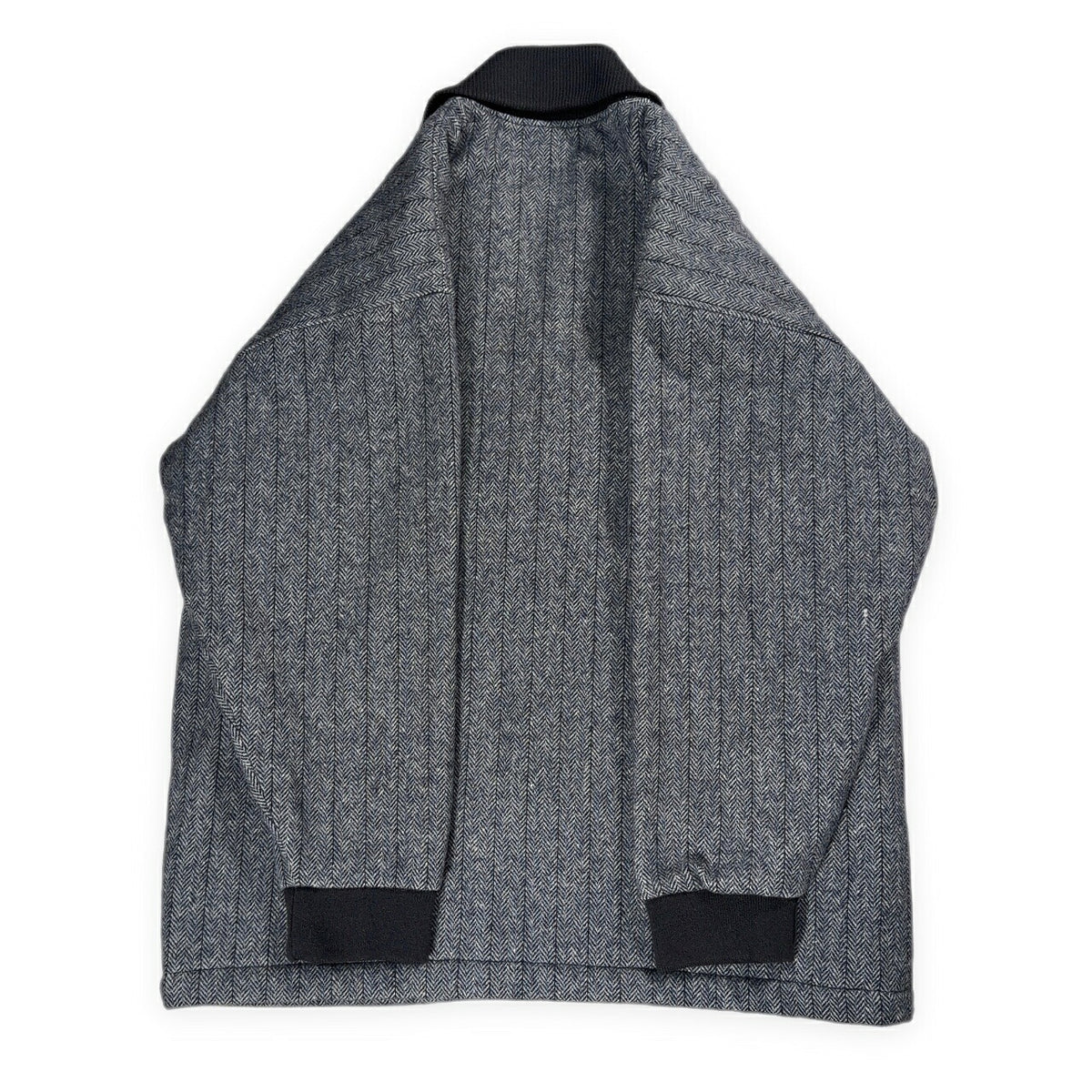 BALMAIN Shawl Collar Wool Jacket Blue Size L