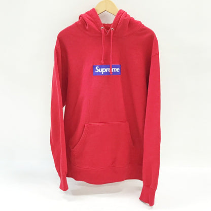Supreme Box Logo Hooded Sweatshirt Red Size L