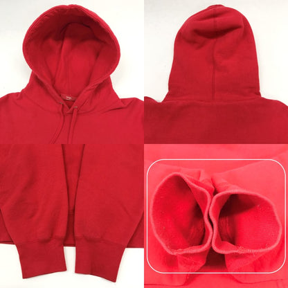 Supreme Box Logo Hooded Sweatshirt Red Size L