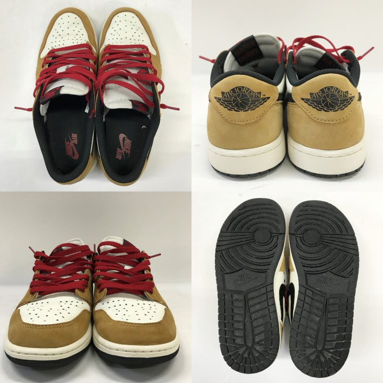 NIKE AIR JORDAN 1 Low OG Sail Harvest Sneakers Size 28.5