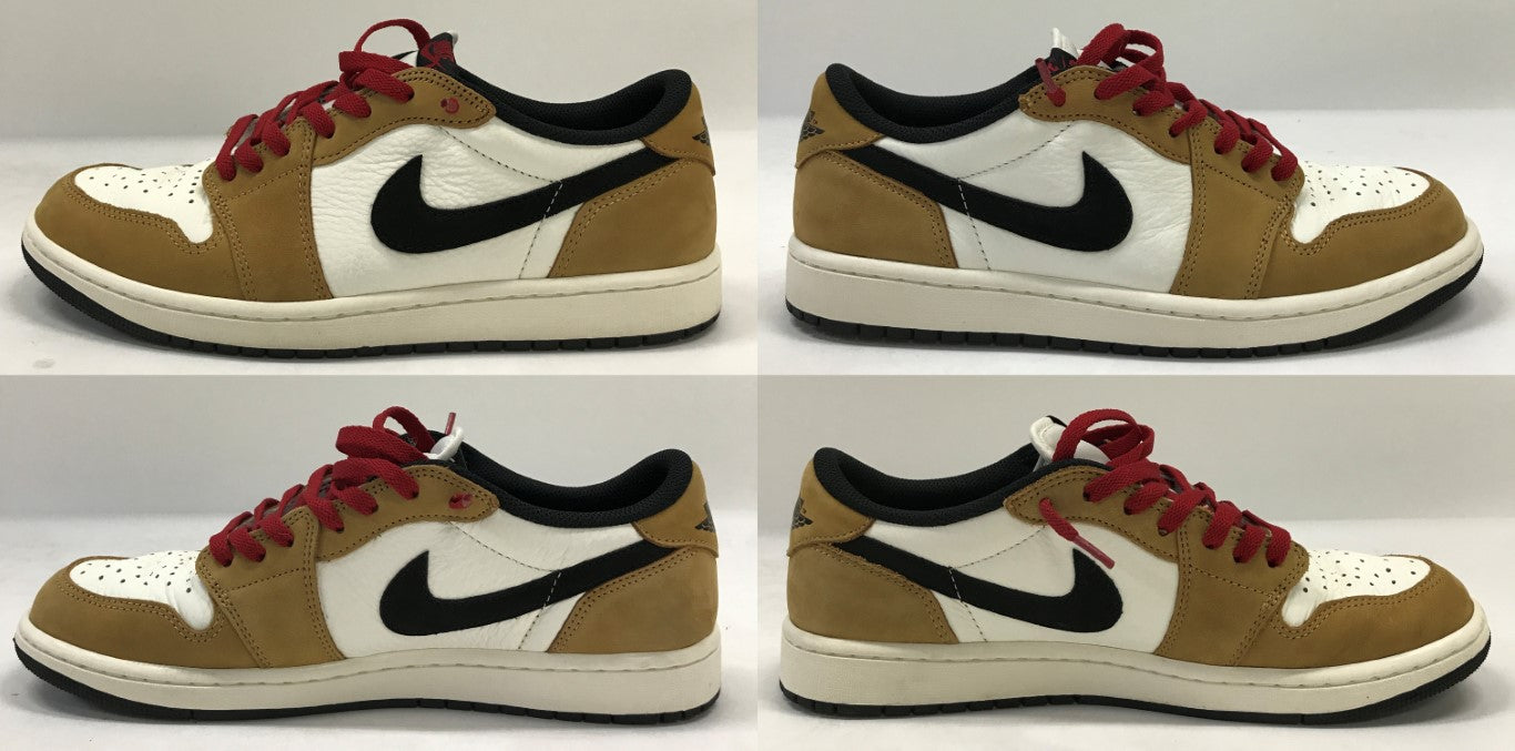 NIKE AIR JORDAN 1 Low OG Sail Harvest Sneakers Size 28.5