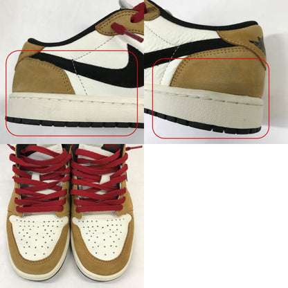 NIKE AIR JORDAN 1 Low OG Sail Harvest Sneakers Size 28.5