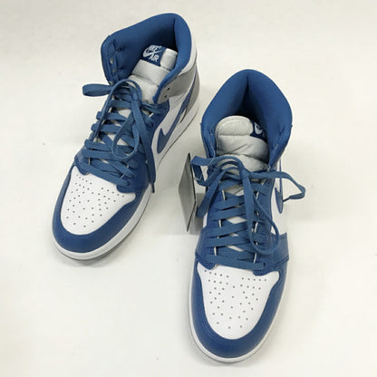 NIKE AIR JORDAN 1 High OG "True Blue" Sneakers Size 27