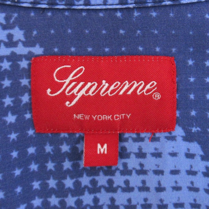 SUPREME 22SS Lil Kim Short Sleeve Shirt Blue Size M