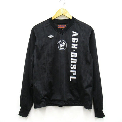 BUDSPOOL Double Mesh Soccer Jersey Black Shirt Size S