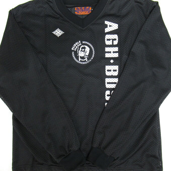BUDSPOOL Double Mesh Soccer Jersey Black Shirt Size S