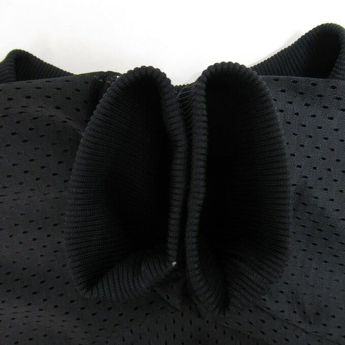 BUDSPOOL Double Mesh Soccer Jersey Black Shirt Size S