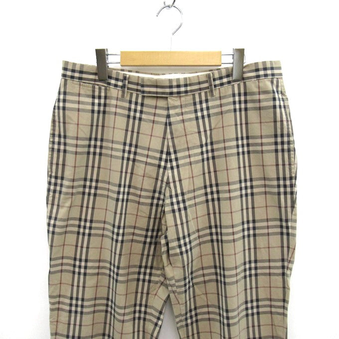 BURBERRY LONDON Check Pattern Slacks Size W91 Size 】91