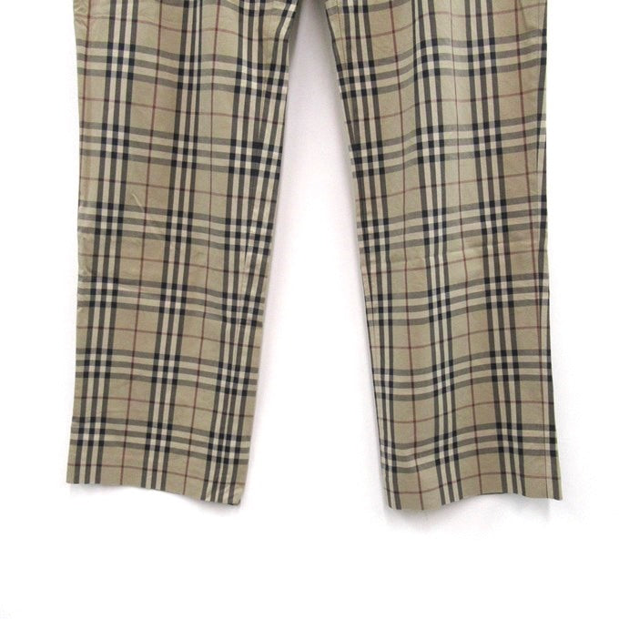 BURBERRY LONDON Check Pattern Slacks Size W91 Size 】91