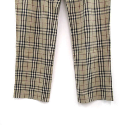 BURBERRY LONDON Check Pattern Slacks Size W91 Size 】91