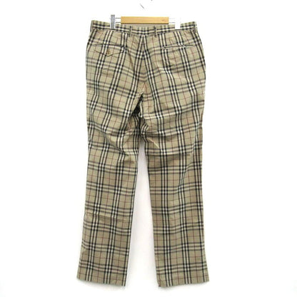 BURBERRY LONDON Check Pattern Slacks Size W91 Size 】91