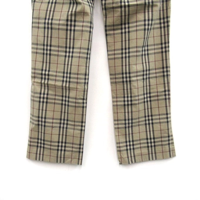BURBERRY LONDON Check Pattern Slacks Size W91 Size 】91