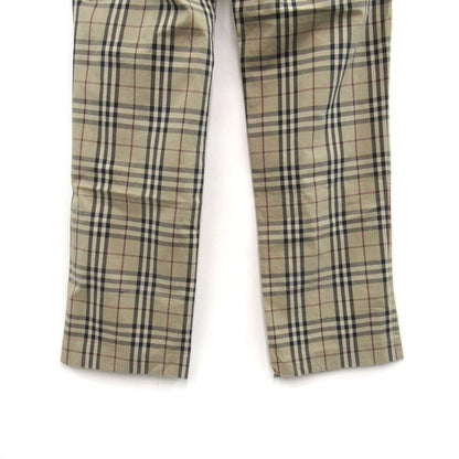 BURBERRY LONDON Check Pattern Slacks Size W91 Size 】91