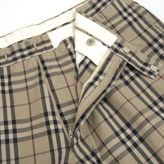 BURBERRY LONDON Check Pattern Slacks Size W91 Size 】91