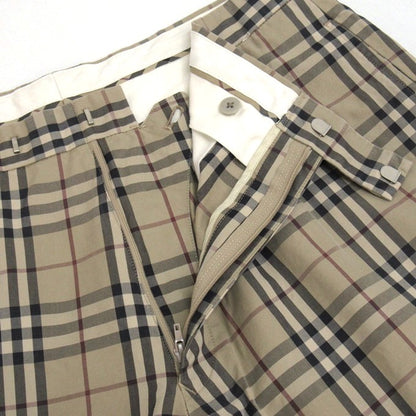 BURBERRY LONDON Check Pattern Slacks Size W91 Size 】91