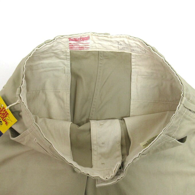 TOYS McCOY V. Hilts Chino Trousers Khaki Beige Size 34