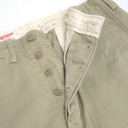 TOYS McCOY V. Hilts Chino Trousers Khaki Beige Size 34