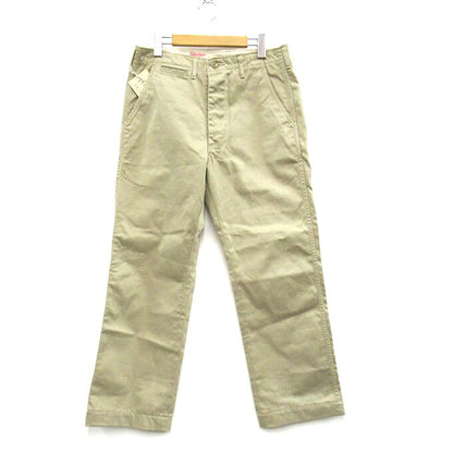 TOYS McCOY V. Hilts Chino Trousers Khaki Beige Size 34