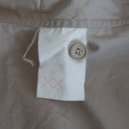 Y's for Men Oversized Open-Collar Shirt Beige Size XL
