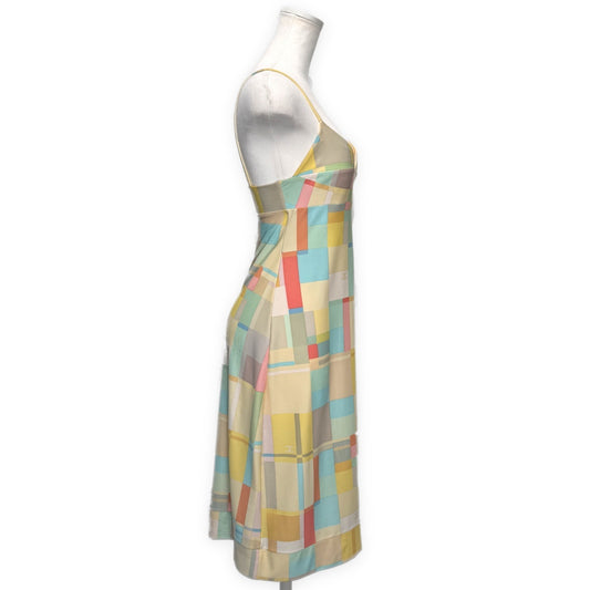 CHANEL 90s Multicolor Coco Camisole Dress