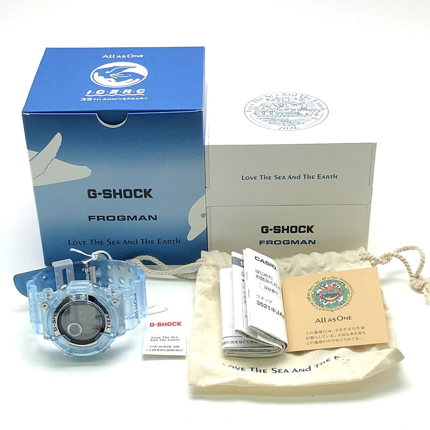 G-SHOCK Frogman ICERC 35th Anniv. Solar Watch Size ONE SIZE