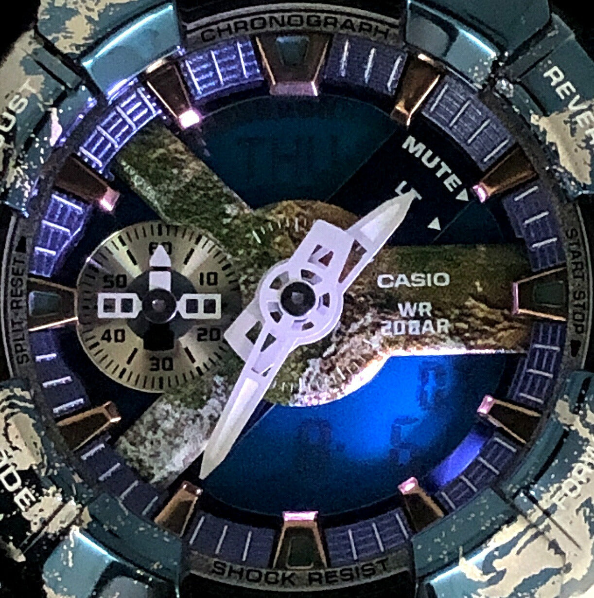 G-SHOCK GM-110EARTH-1A Earth Metallic Watch Size ONE SIZE