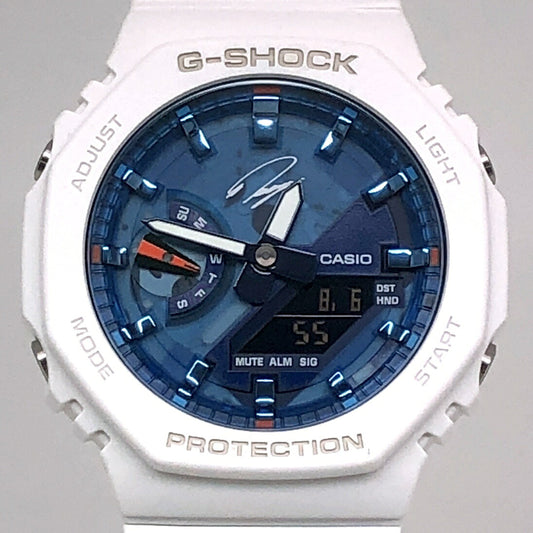 G-SHOCK Ryo Ishikawa 5th Sig. White Blue Watch Size ONE SIZE