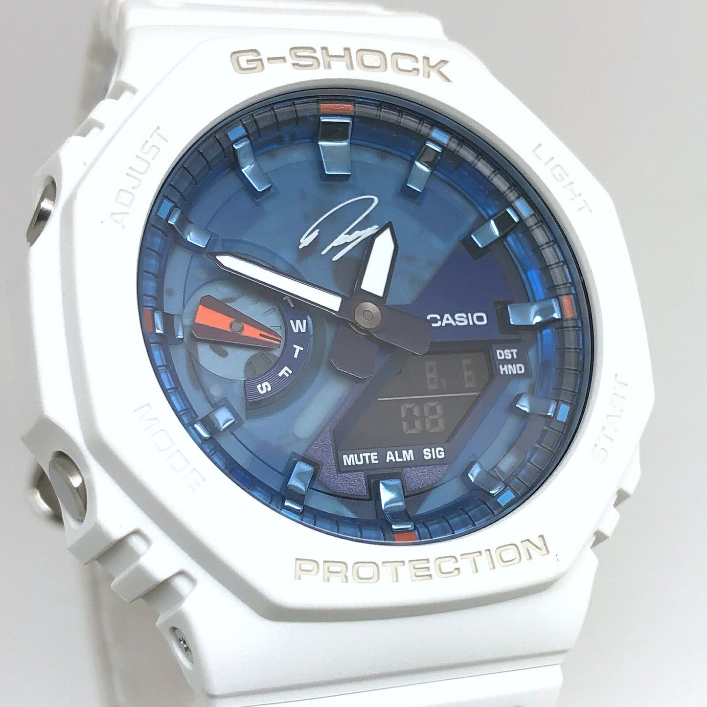 G-SHOCK Ryo Ishikawa 5th Sig. White Blue Watch Size ONE SIZE