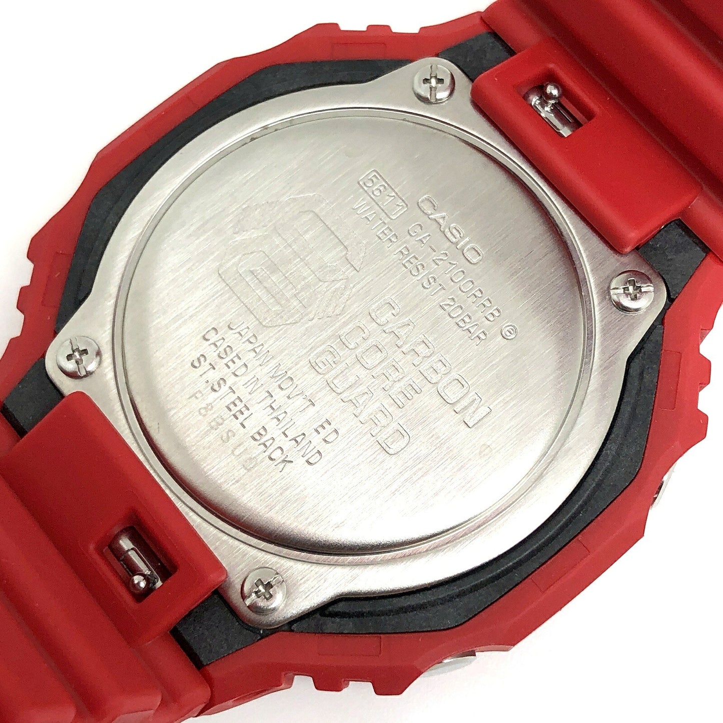 G-SHOCK Iconic Red CasiOak Ana-Digi Watch Size ONE SIZE