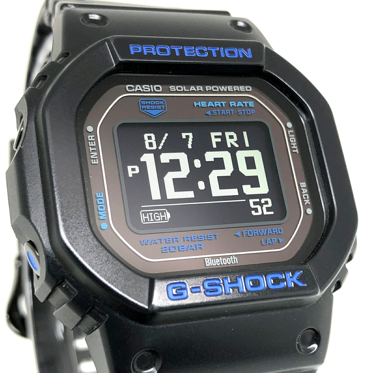 G-SHOCK G-SQUAD Multi-Sport Smartwatch Black Watch Size ONE SIZE