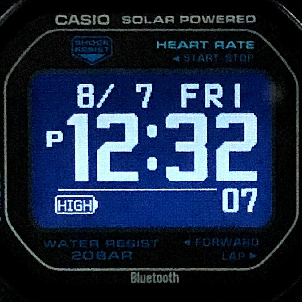 G-SHOCK G-SQUAD Multi-Sport Smartwatch Black Watch Size ONE SIZE