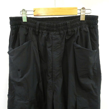 A.F ARTEFACT Nylon Wide Cargo Pants Black Size 2