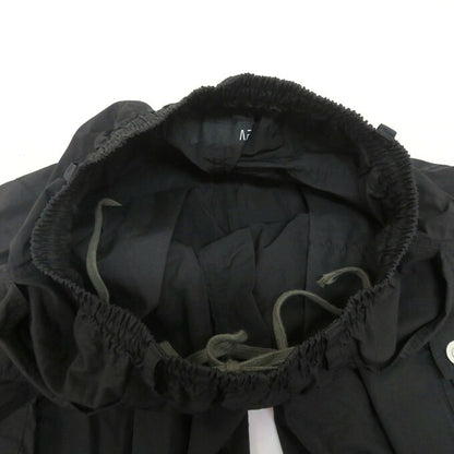 A.F ARTEFACT Nylon Wide Cargo Pants Black Size 2