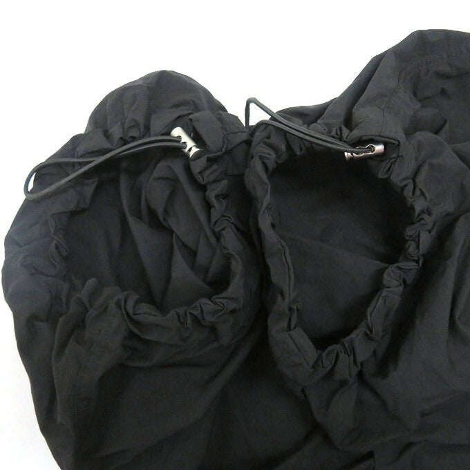A.F ARTEFACT Nylon Wide Cargo Pants Black Size 2