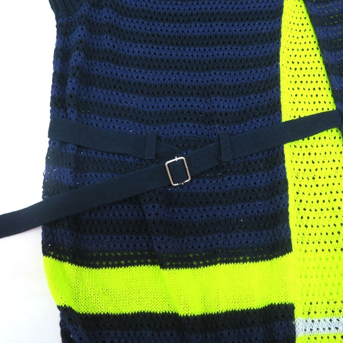 FACETASM 25SS Layered Mesh Knit Vest Navy Size 4