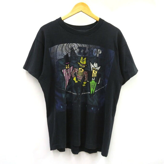 FRUIT OF THE LOOM 90s ZZ Top Tour Rock Band T-Shirt Size L