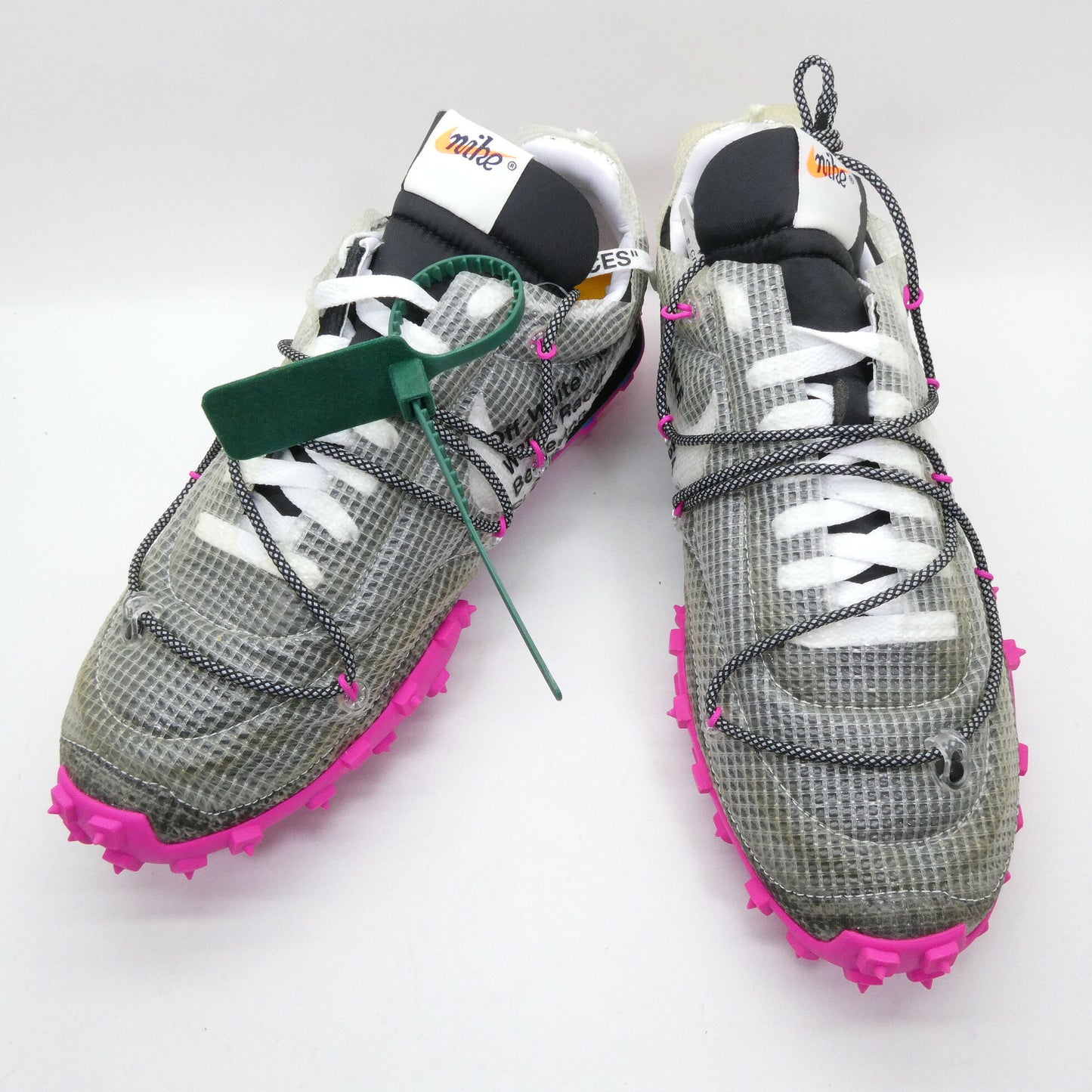 OFF-WHITE x NIKE Waffle Racer OW Vivid Black Sneakers