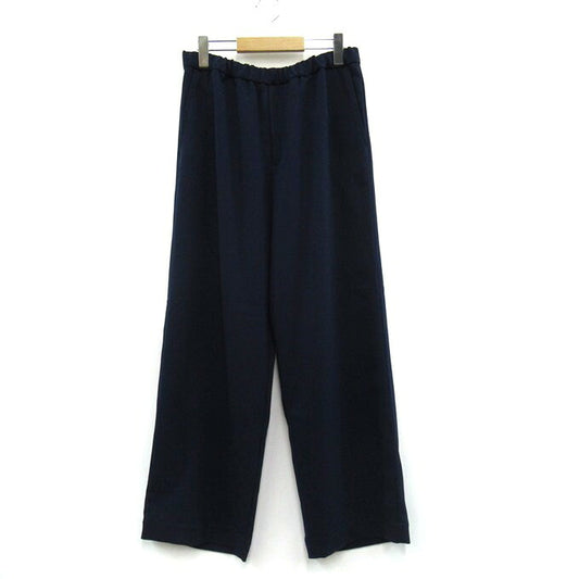 LAD MUSICIAN 22AW Ester Serge Wide Pants Navy Size 44